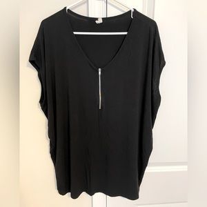 Pinkblush Maternity Sleeveless Medium Tank Zipper Detailing